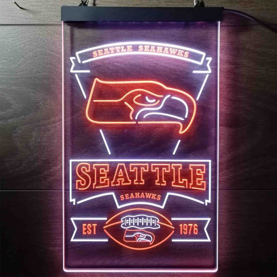 Seattle Seahawks Est 1976 Led Neon Sign - Image 7