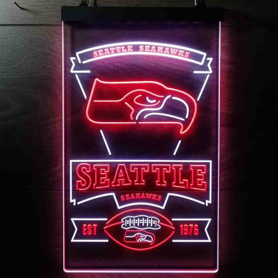 Seattle Seahawks Est 1976 Led Neon Sign - Image 3