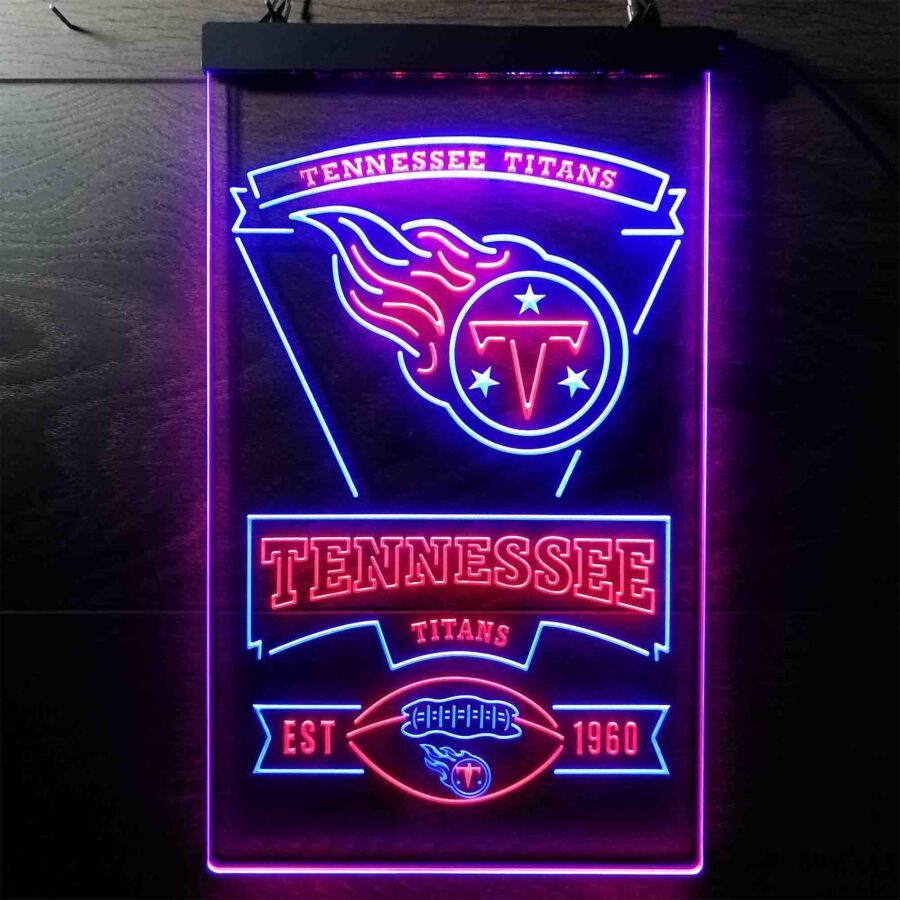 Tennessee Titans Est 1960 Neon Like Led Sign - Image 9