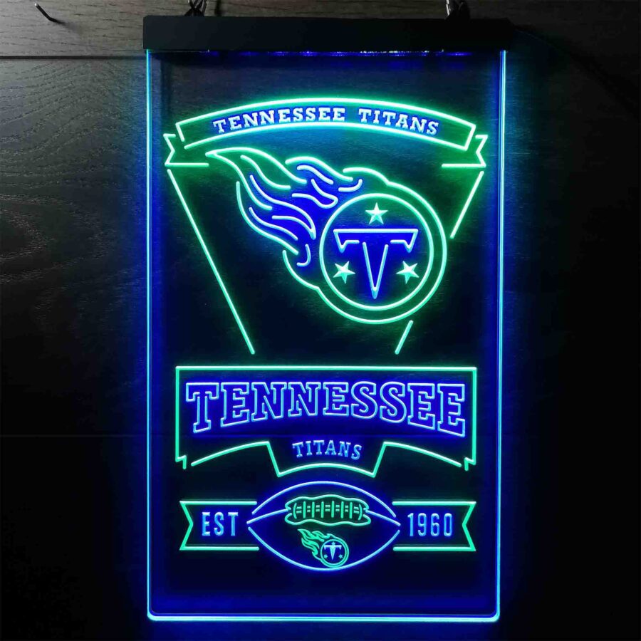 Tennessee Titans Est 1960 Neon Like Led Sign - Image 3