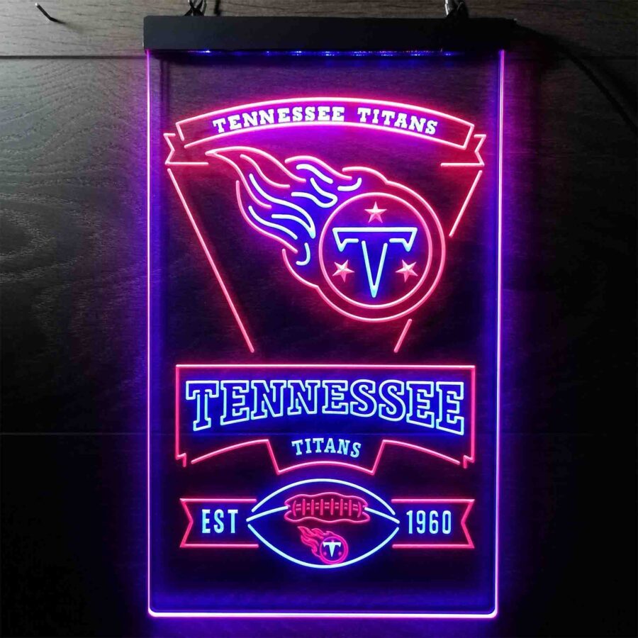 Tennessee Titans Est 1960 Neon Like Led Sign - Image 7