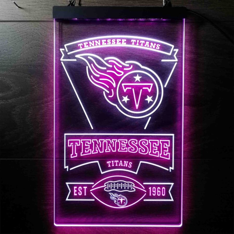 Tennessee Titans Est 1960 Neon Like Led Sign - Image 12