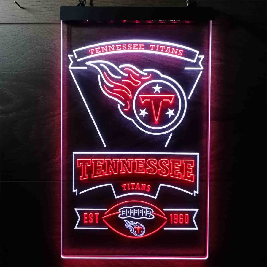 Tennessee Titans Est 1960 Neon Like Led Sign - Image 4