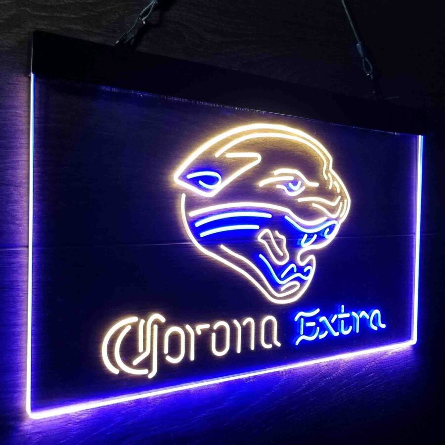 Jacksonville Jaguars Corona Extra Bar Neon Like Led Sign - Image 14