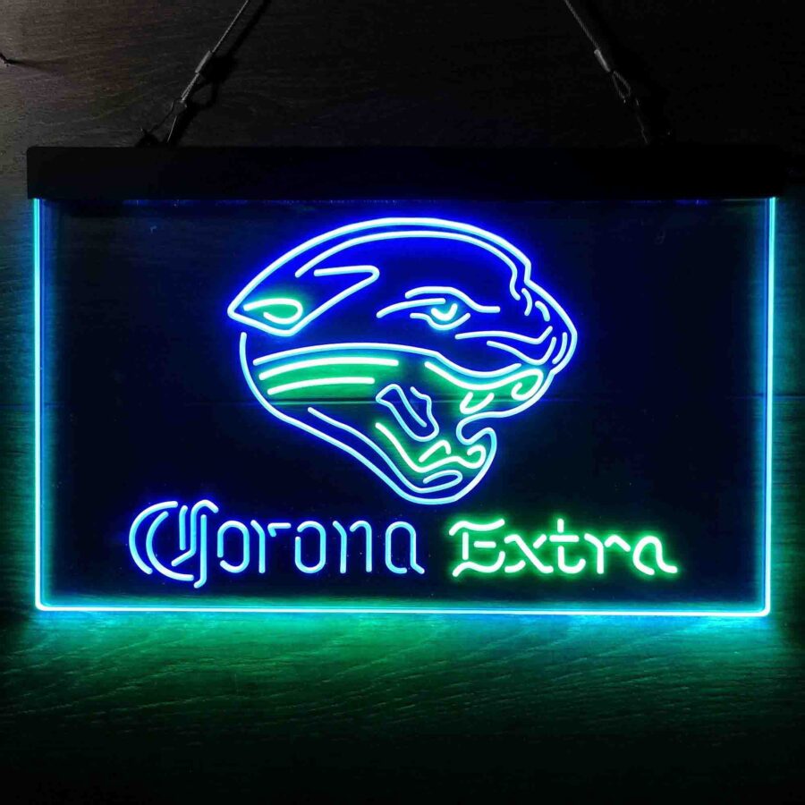Jacksonville Jaguars Corona Extra Bar Neon Like Led Sign - Image 11