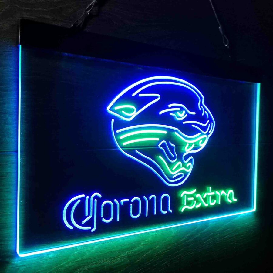 Jacksonville Jaguars Corona Extra Bar Neon Like Led Sign - Image 24