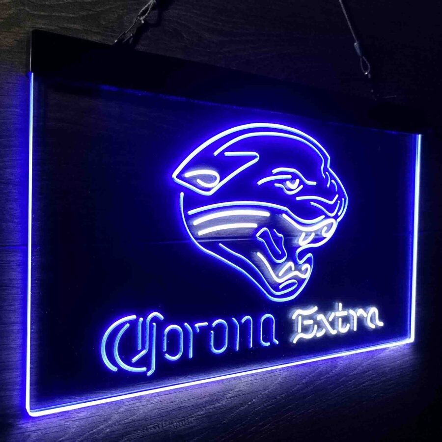Jacksonville Jaguars Corona Extra Bar Neon Like Led Sign - Image 26
