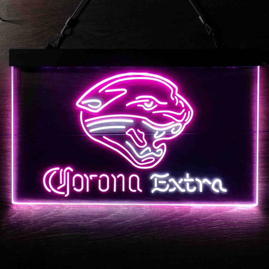 Jacksonville Jaguars Corona Extra Bar Neon Like Led Sign - Image 12
