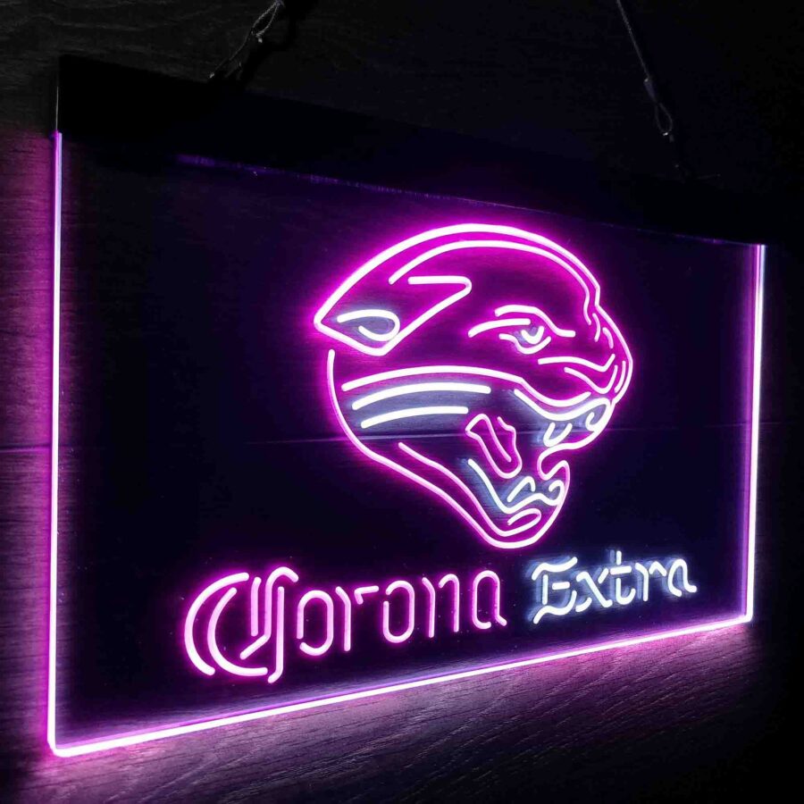 Jacksonville Jaguars Corona Extra Bar Neon Like Led Sign - Image 25