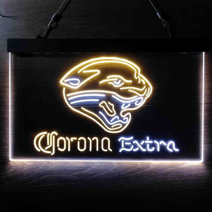 Jacksonville Jaguars Corona Extra Bar Neon Like Led Sign - Image 7