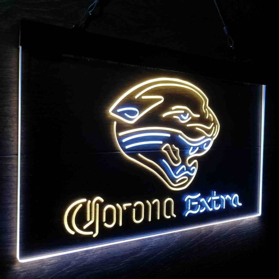 Jacksonville Jaguars Corona Extra Bar Neon Like Led Sign - Image 20