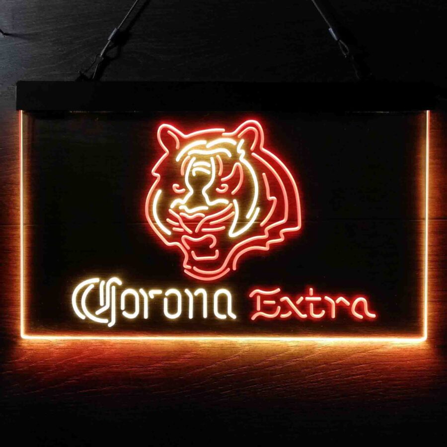 Cincinnati Bengals Corona Extra Neon Like Led Sign