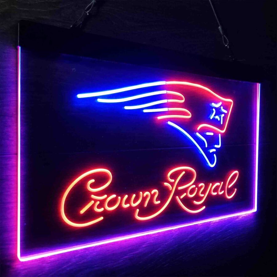 New England Patriots Crown Royal Neon Like Led Sign - Image 17