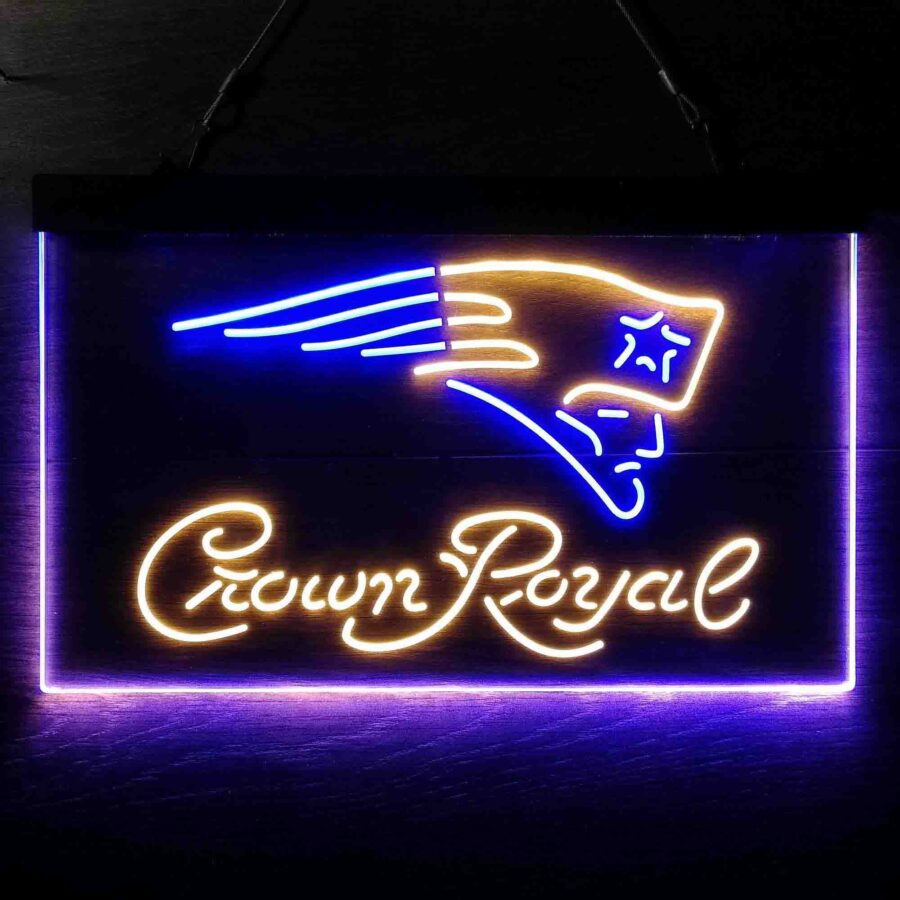New England Patriots Crown Royal Neon Like Led Sign - Image 12