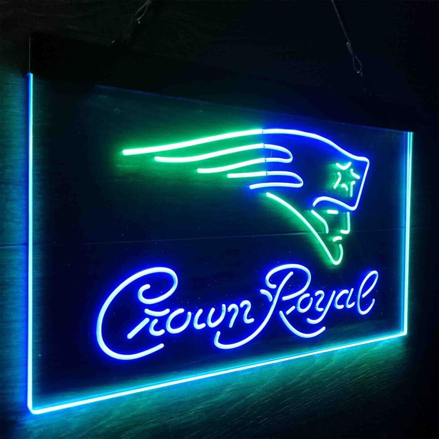 New England Patriots Crown Royal Neon Like Led Sign - Image 23