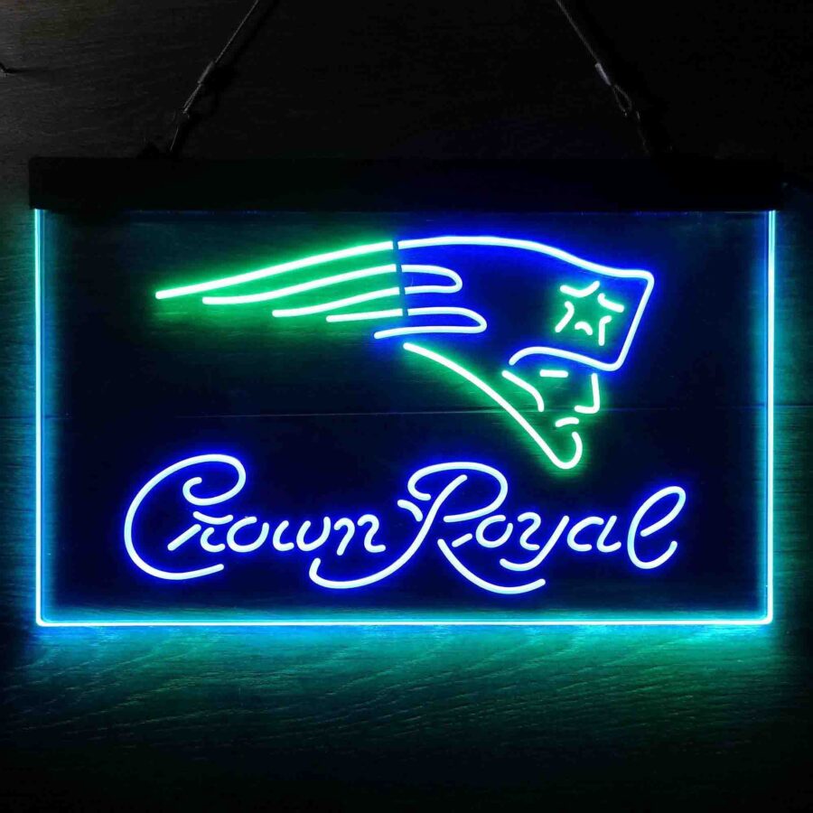 New England Patriots Crown Royal Neon Like Led Sign - Image 10