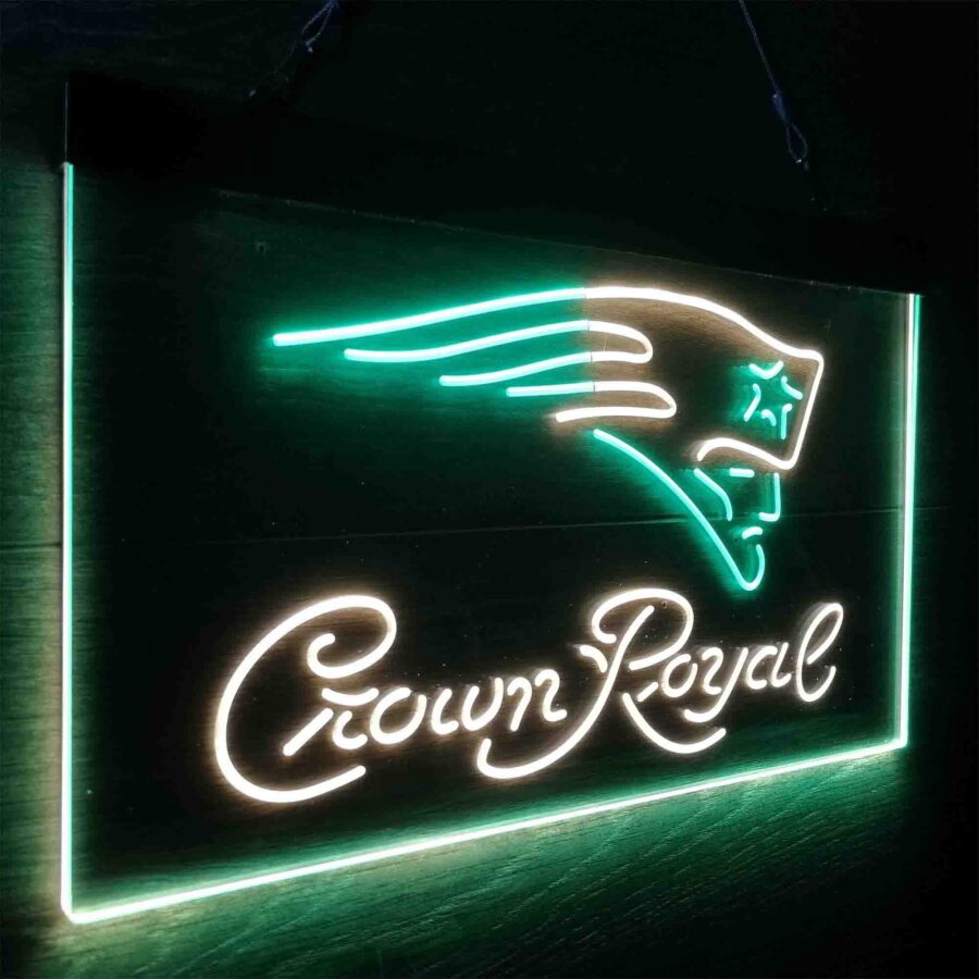 New England Patriots Crown Royal Neon Like Led Sign - Image 16