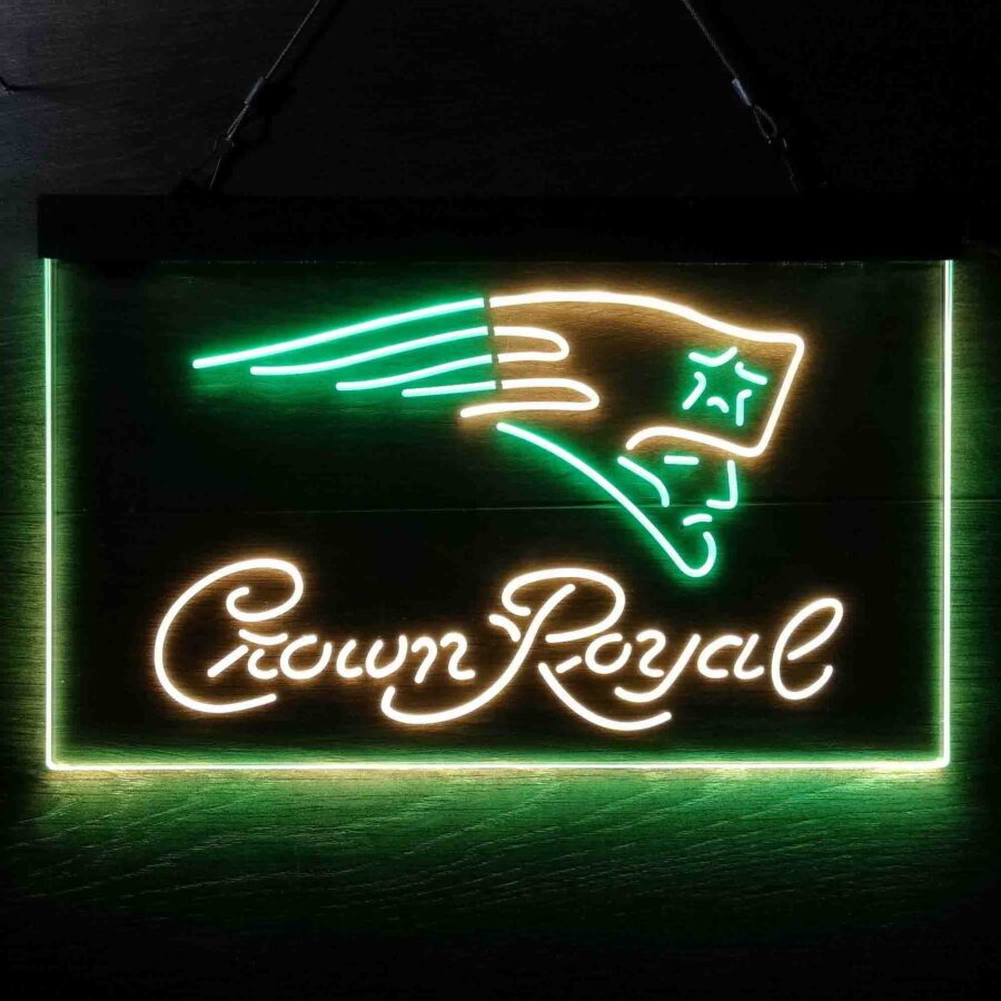 New England Patriots Crown Royal Neon Like Led Sign - Image 3