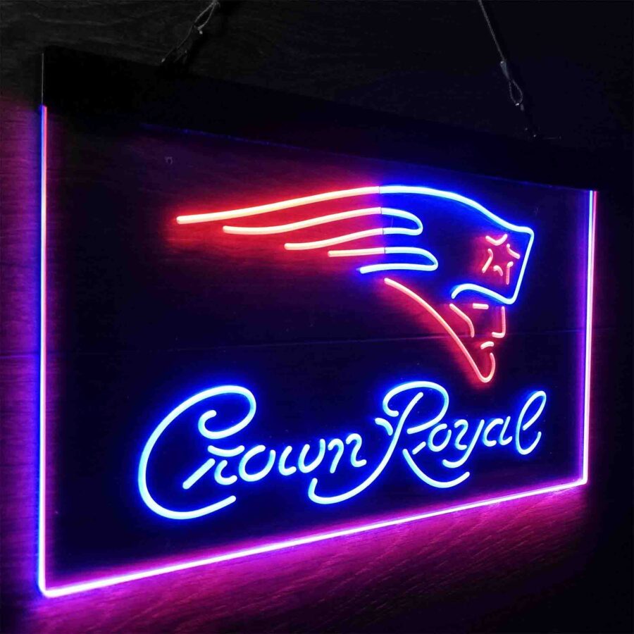 New England Patriots Crown Royal Neon Like Led Sign - Image 21