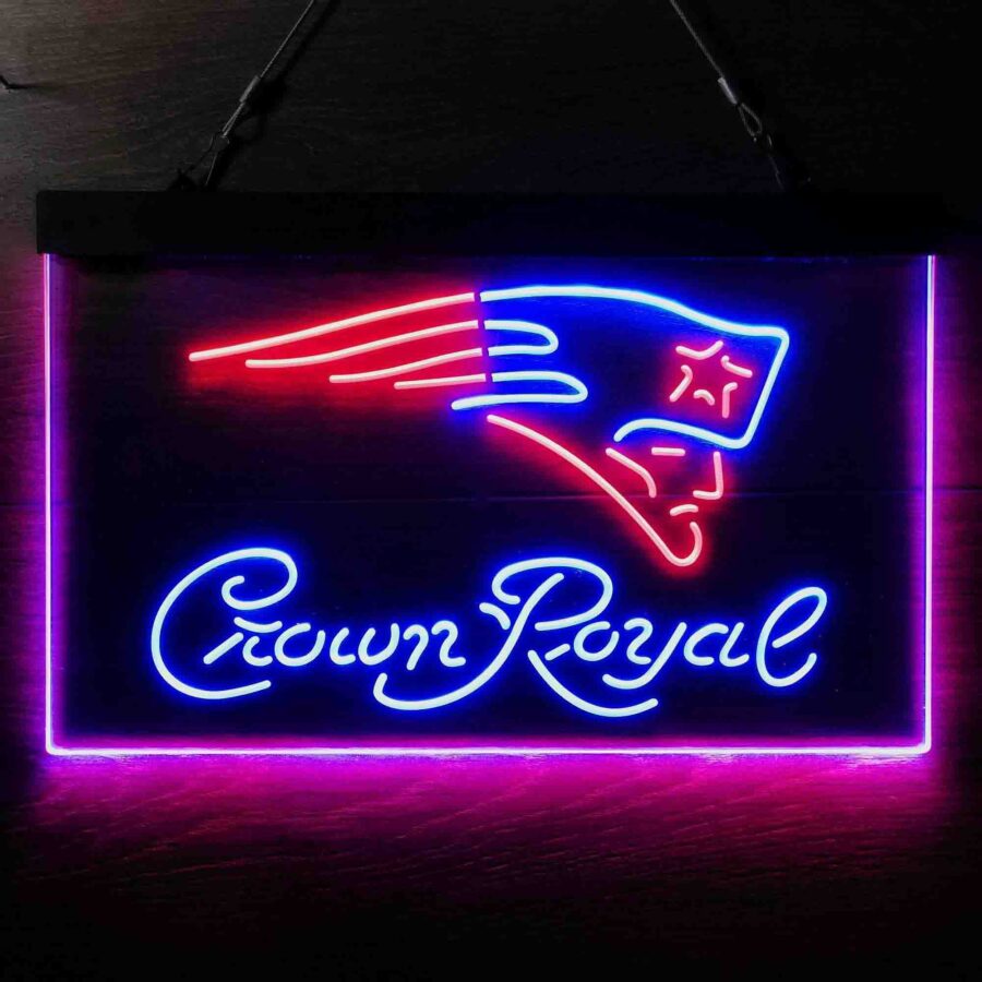 New England Patriots Crown Royal Neon Like Led Sign - Image 8