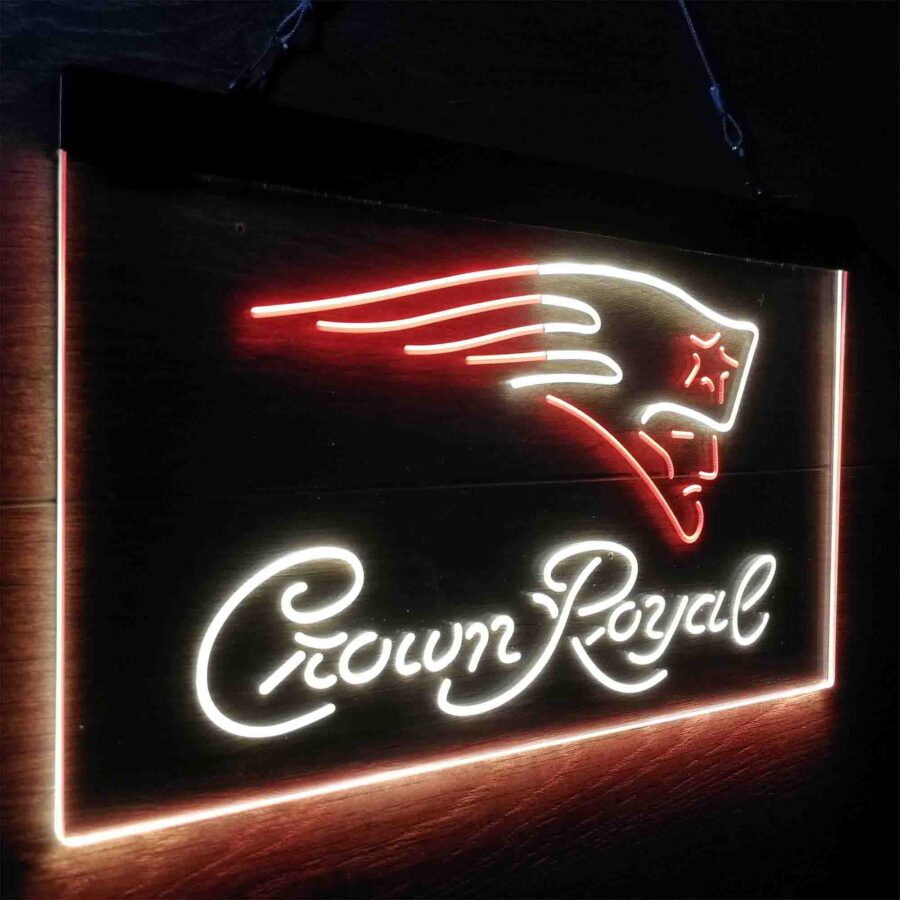 New England Patriots Crown Royal Neon Like Led Sign - Image 18