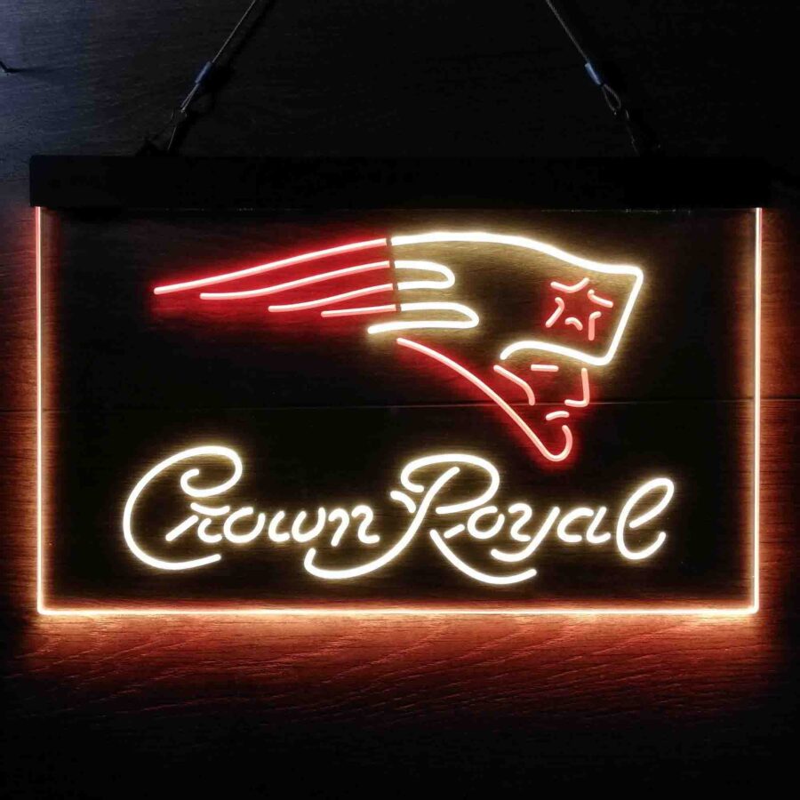 New England Patriots Crown Royal Neon Like Led Sign - Image 5