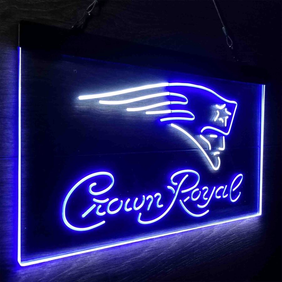 New England Patriots Crown Royal Neon Like Led Sign - Image 15