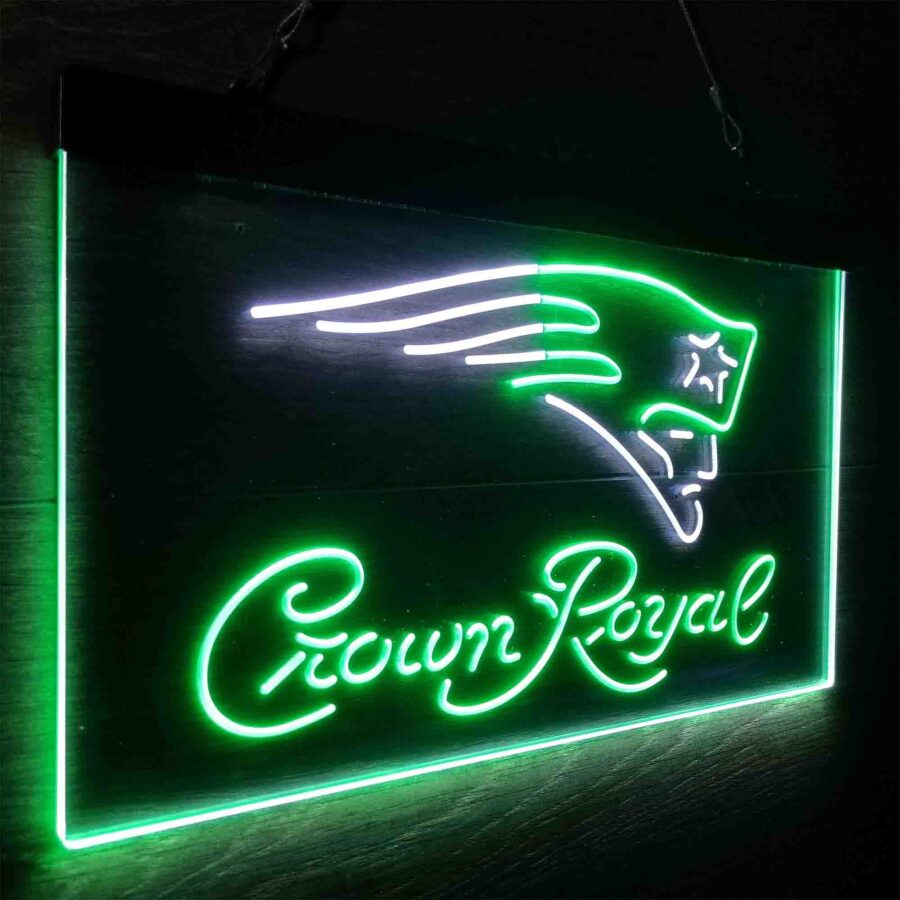 New England Patriots Crown Royal Neon Like Led Sign - Image 19