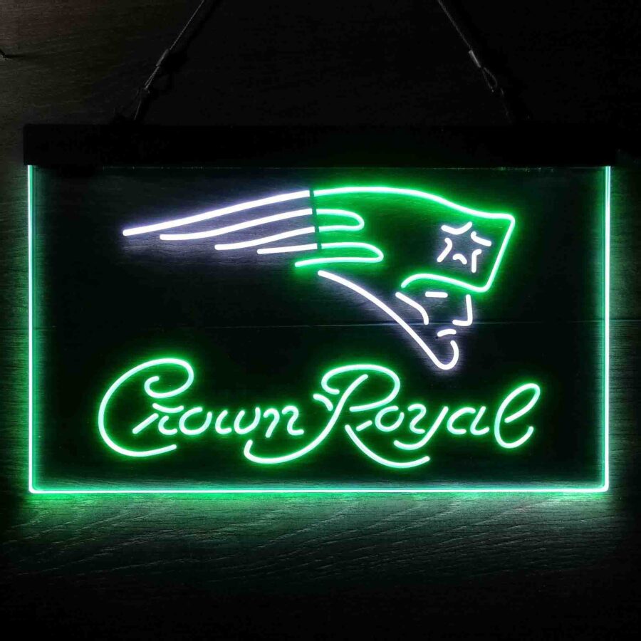 New England Patriots Crown Royal Neon Like Led Sign - Image 6