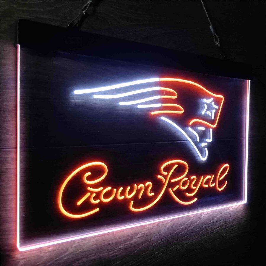 New England Patriots Crown Royal Neon Like Led Sign - Image 26