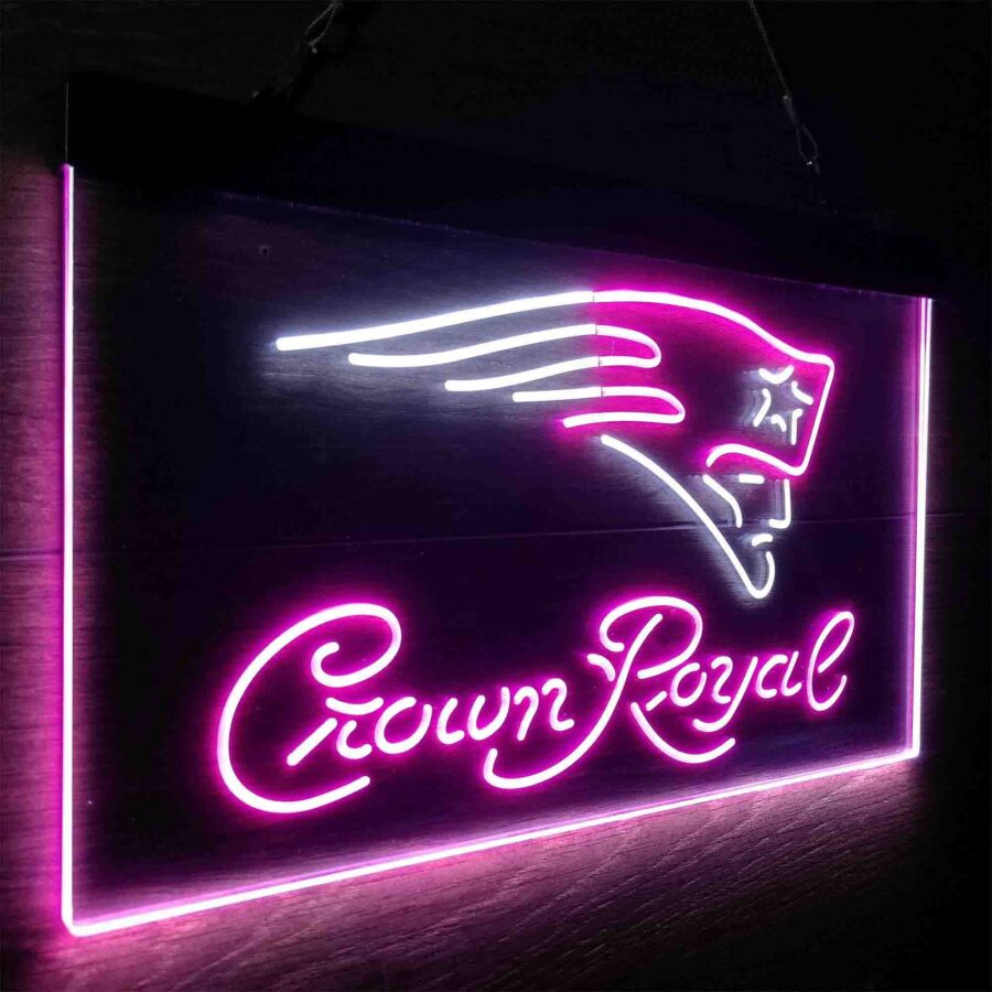 New England Patriots Crown Royal Neon Like Led Sign - Image 22