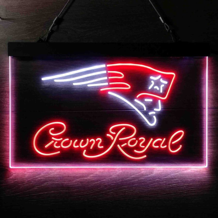 New England Patriots Crown Royal Neon Like Led Sign - Image 11