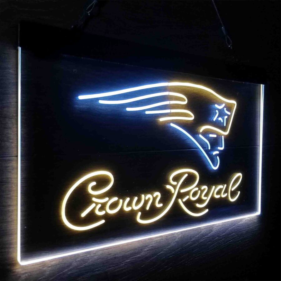 New England Patriots Crown Royal Neon Like Led Sign - Image 20