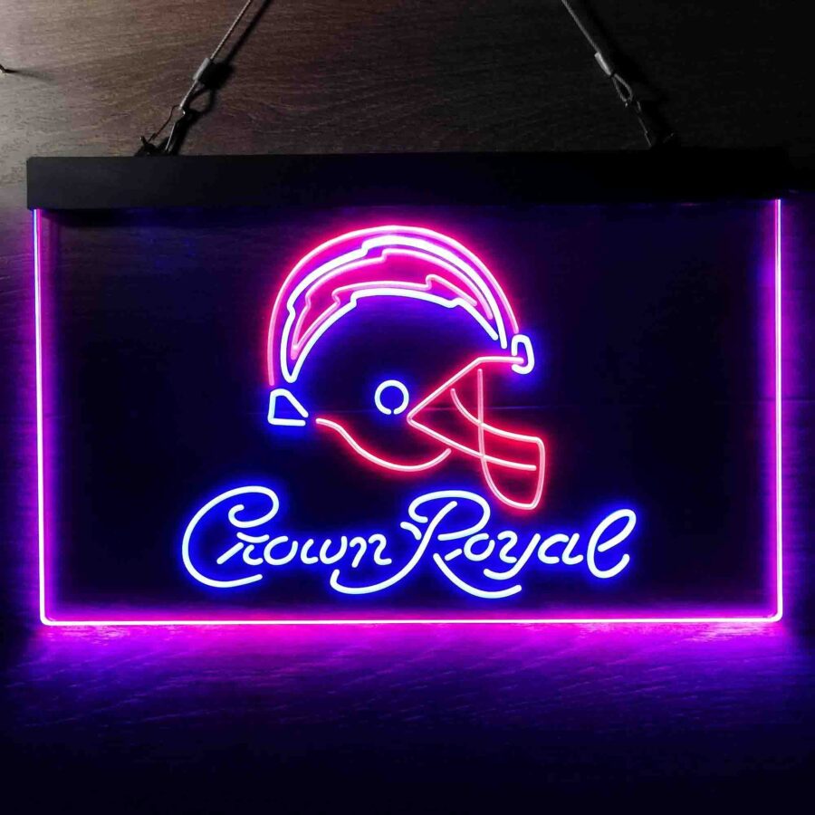 Los Angeles Chargers Crown Royal Neon Like Led Sign - Image 9