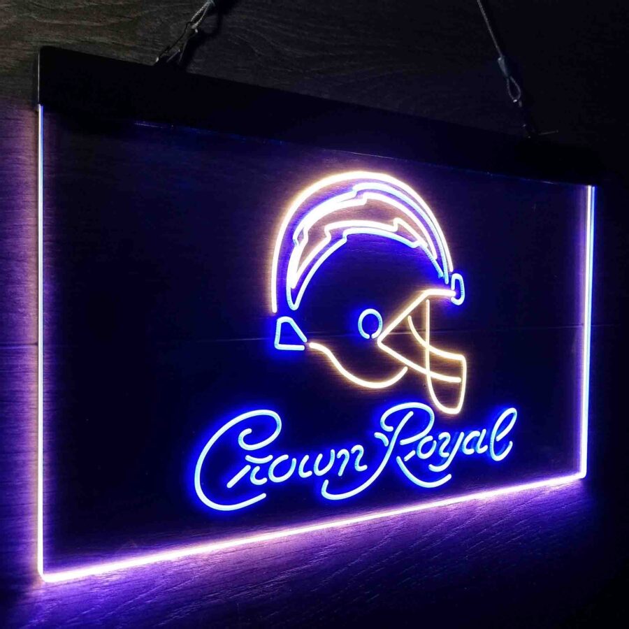 Los Angeles Chargers Crown Royal Neon Like Led Sign - Image 20