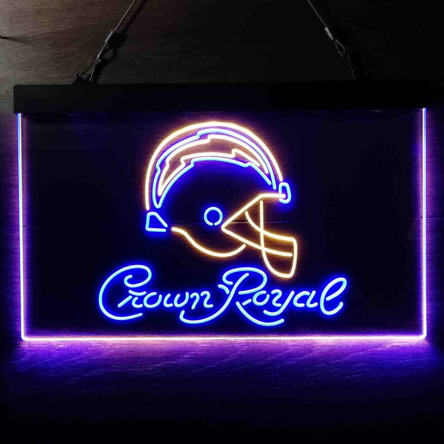 Los Angeles Chargers Crown Royal Neon Like Led Sign - Image 7