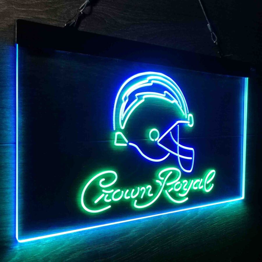 Los Angeles Chargers Crown Royal Neon Like Led Sign - Image 18