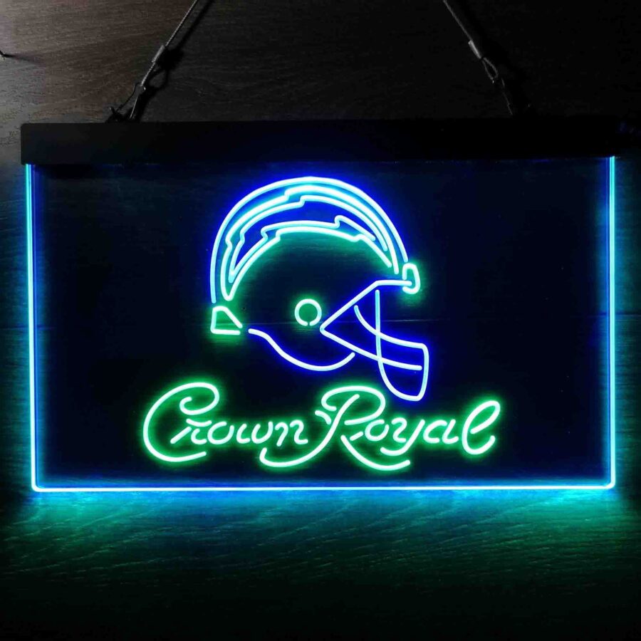 Los Angeles Chargers Crown Royal Neon Like Led Sign - Image 5