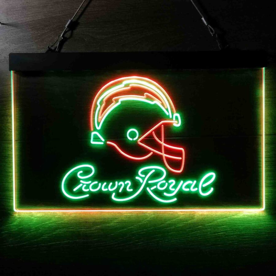 Los Angeles Chargers Crown Royal Neon Like Led Sign - Image 12