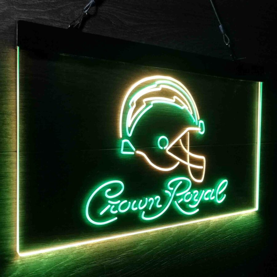Los Angeles Chargers Crown Royal Neon Like Led Sign - Image 16