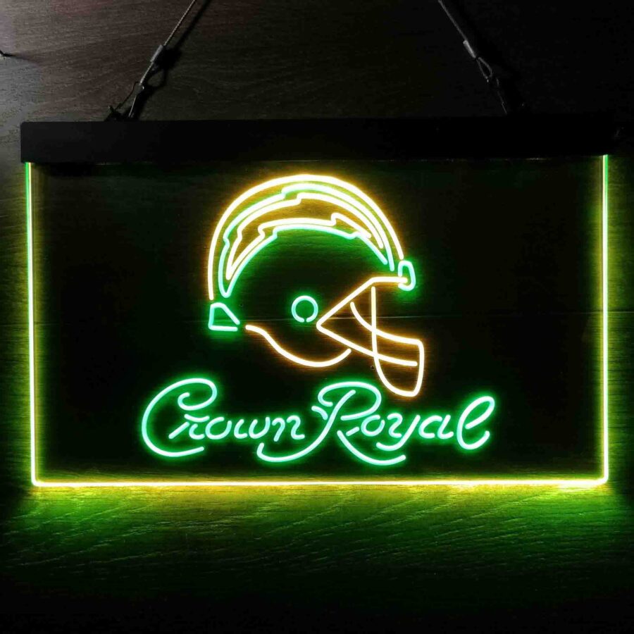 Los Angeles Chargers Crown Royal Neon Like Led Sign - Image 3