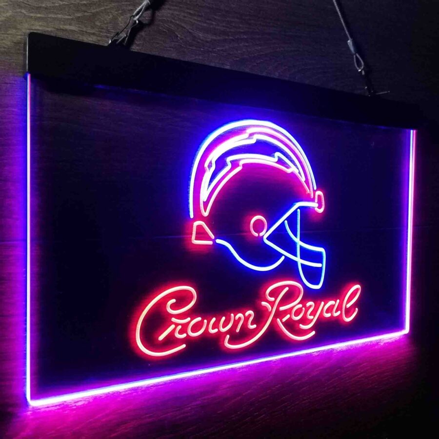 Los Angeles Chargers Crown Royal Neon Like Led Sign - Image 15