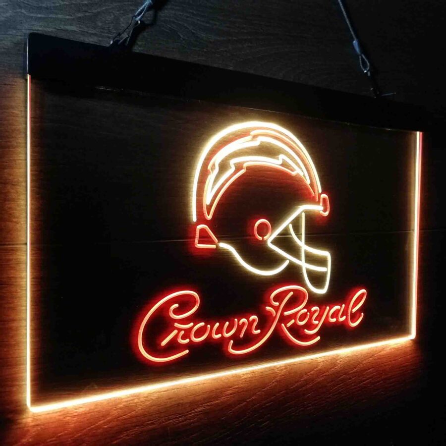 Los Angeles Chargers Crown Royal Neon Like Led Sign - Image 24