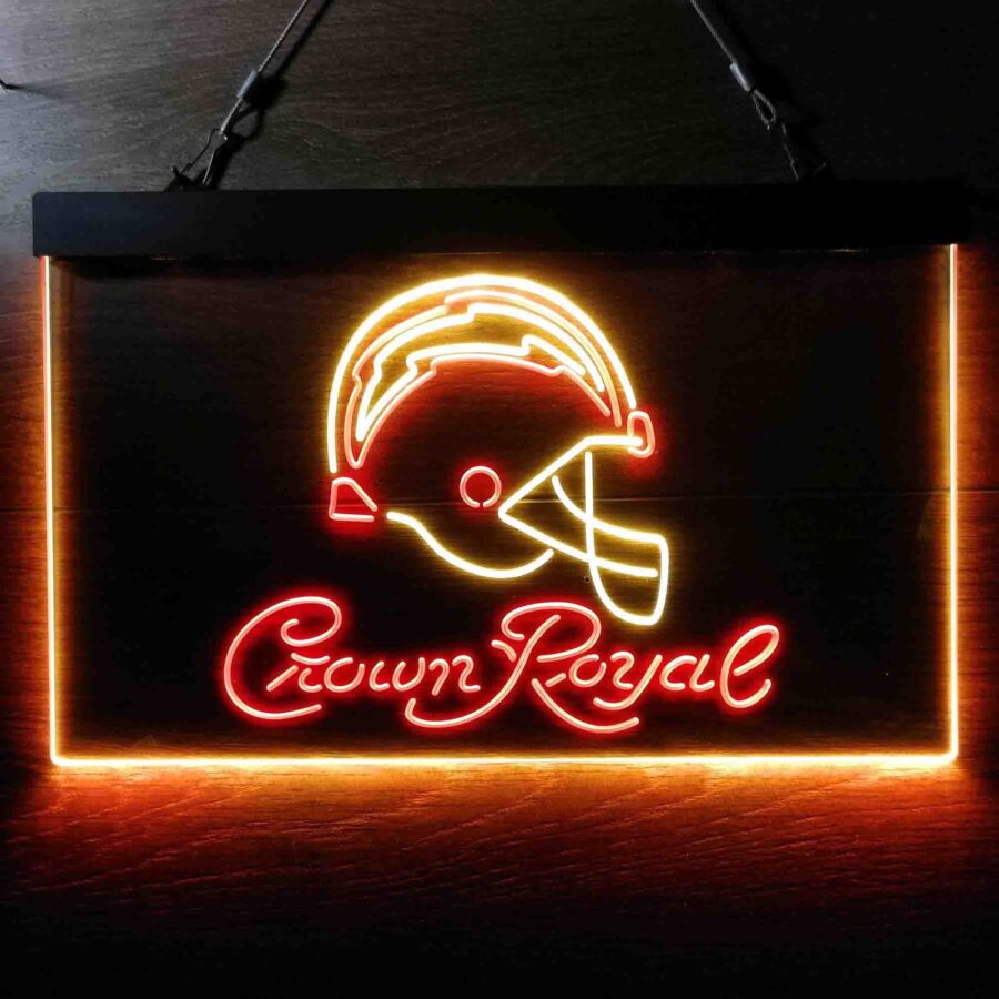 Los Angeles Chargers Crown Royal Neon Like Led Sign - Image 11