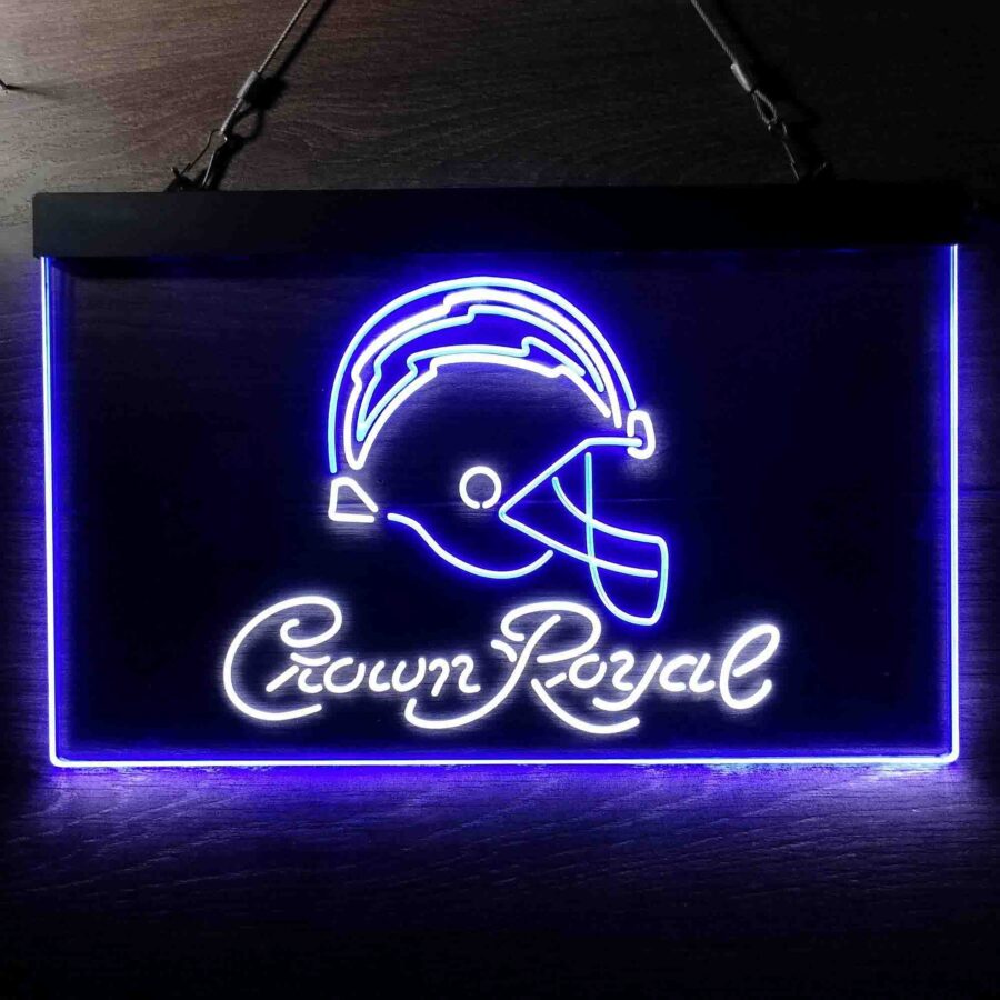 Los Angeles Chargers Crown Royal Neon Like Led Sign - Image 6