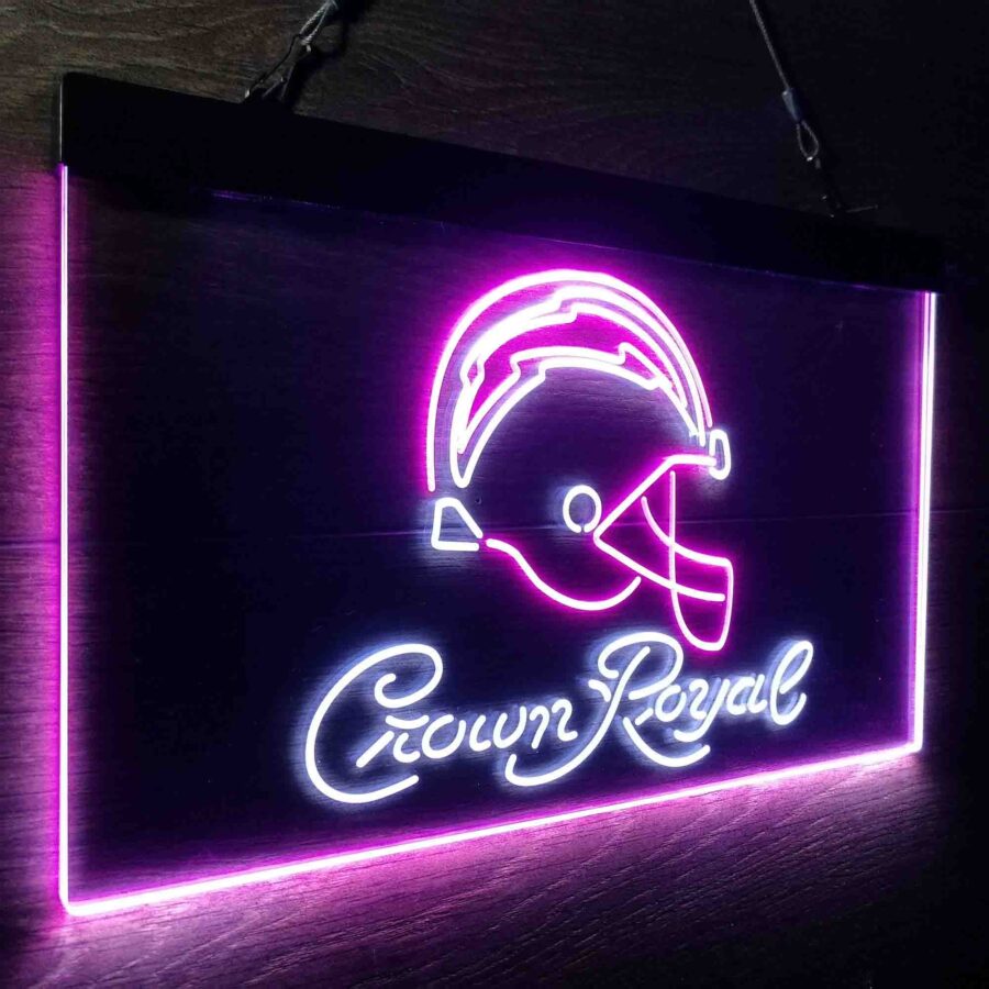 Los Angeles Chargers Crown Royal Neon Like Led Sign - Image 17