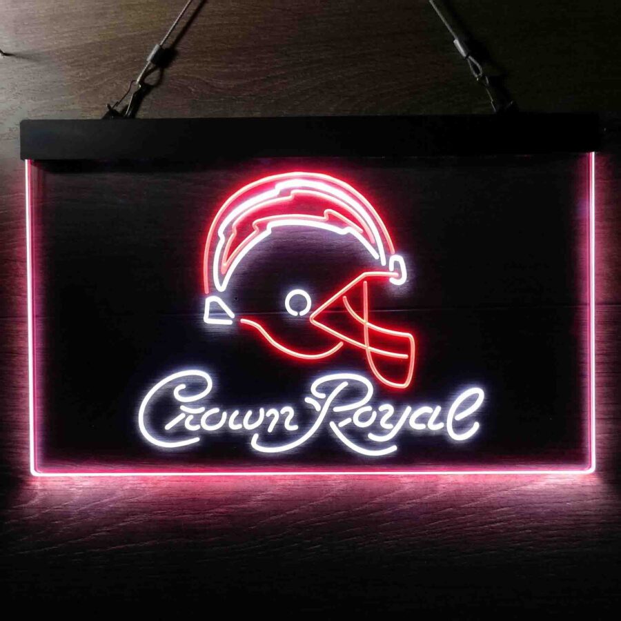 Los Angeles Chargers Crown Royal Neon Like Led Sign - Image 13