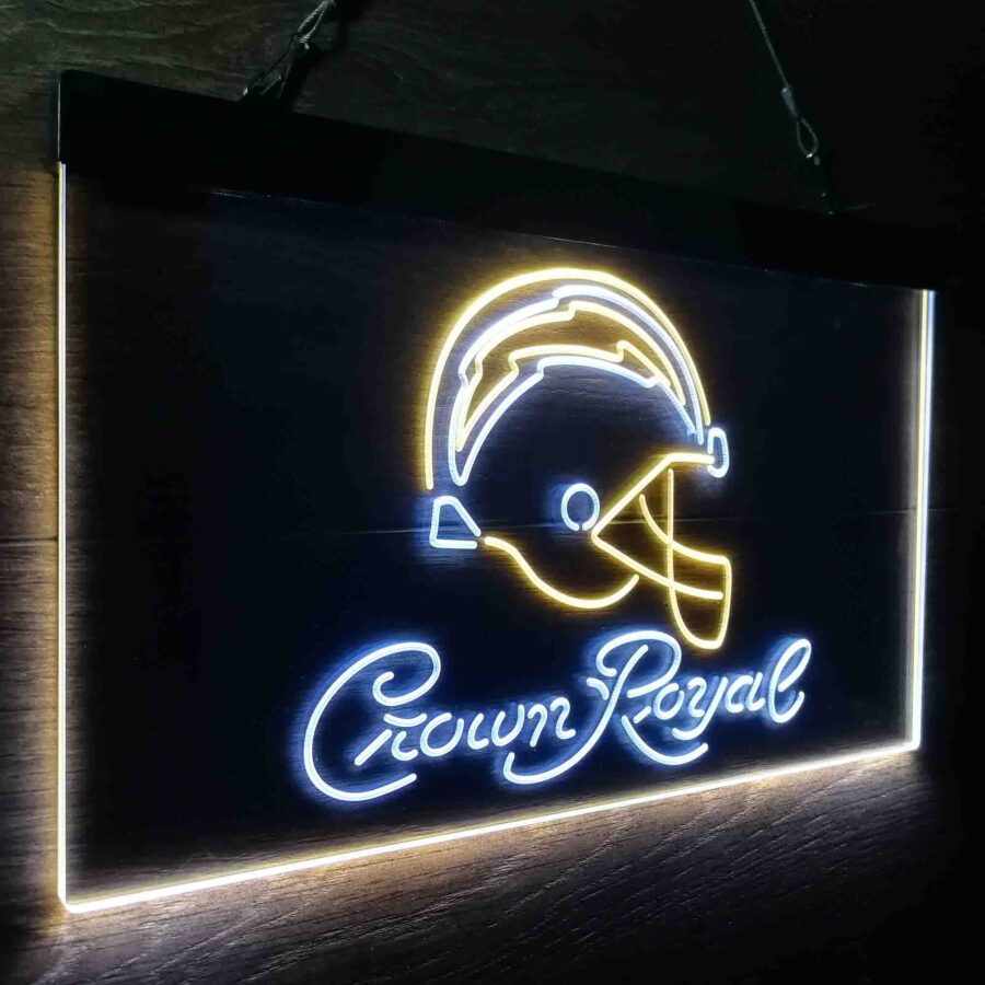 Los Angeles Chargers Crown Royal Neon Like Led Sign - Image 21
