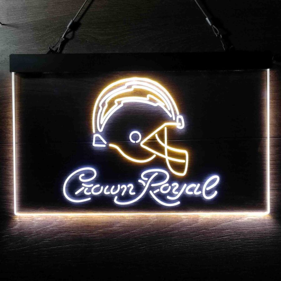 Los Angeles Chargers Crown Royal Neon Like Led Sign - Image 8