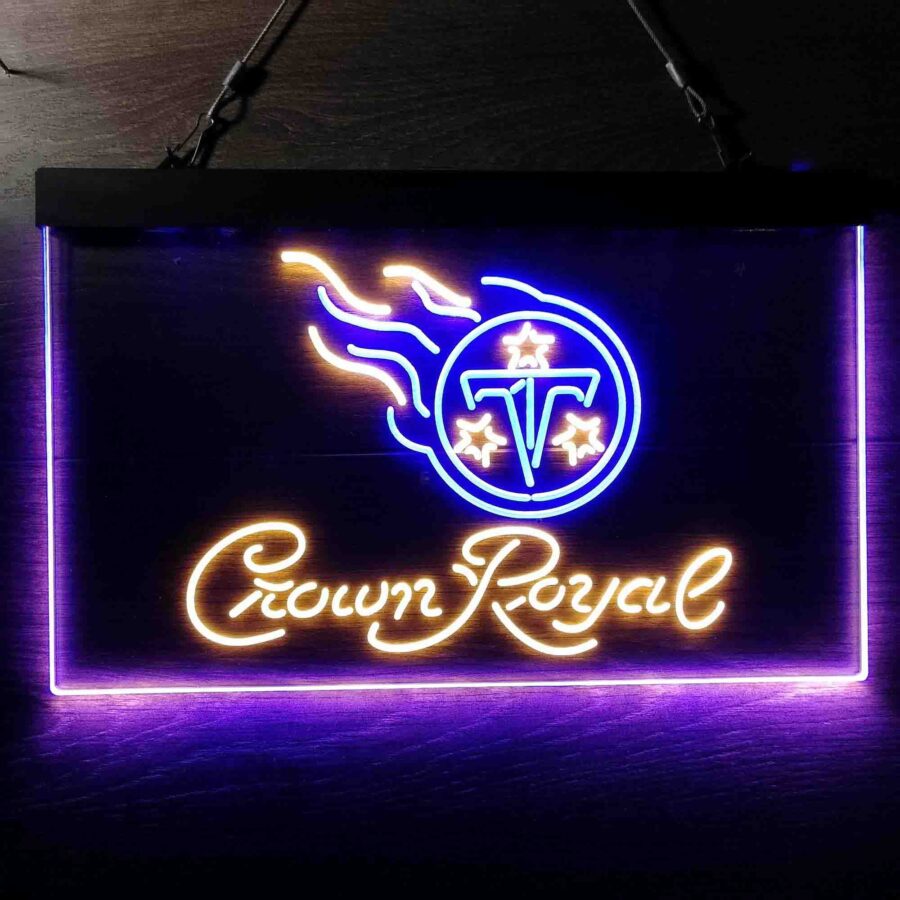 Tennessee Titans Crown Royal Neon Like Led Sign - Image 6